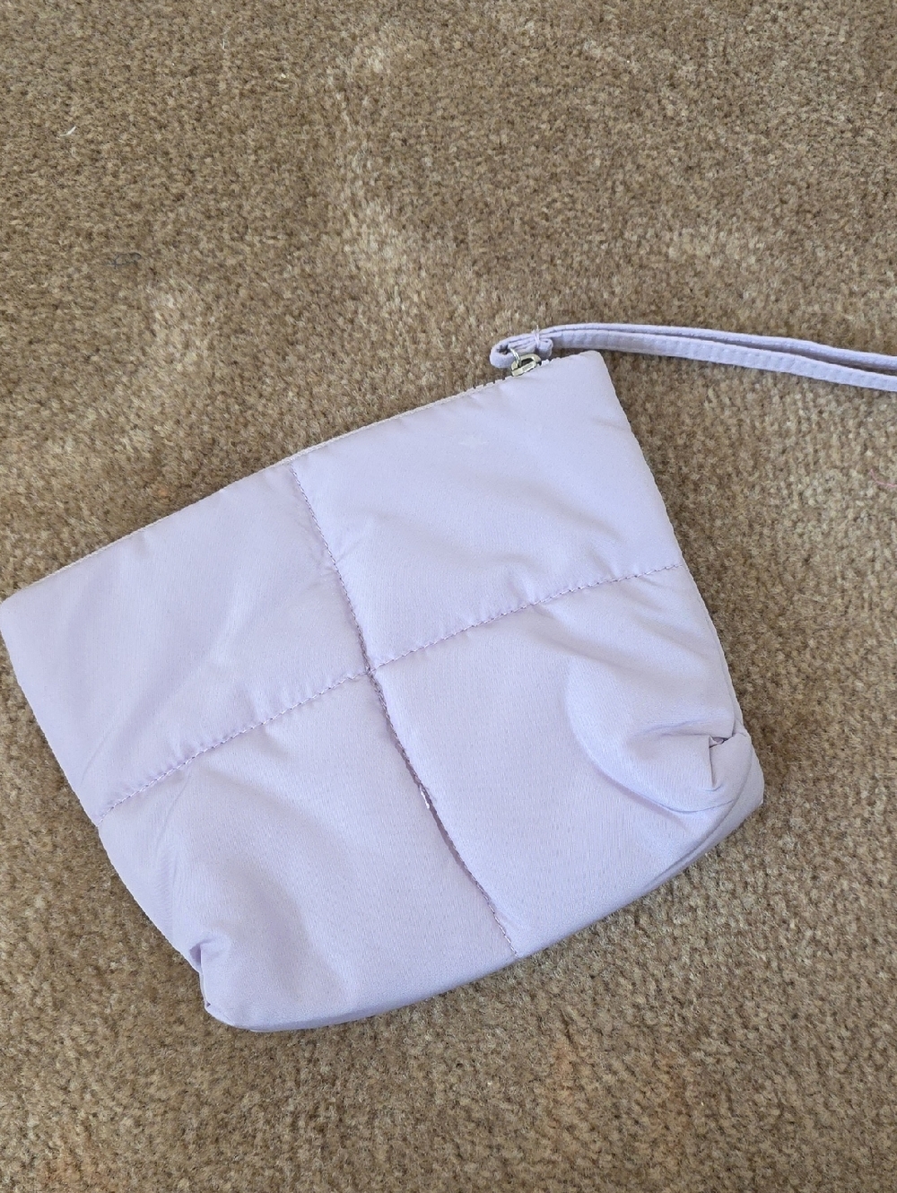 WILO The Label Purple Quilted Puffer Tote Bag Travel Work Office - Picture 7 of 10